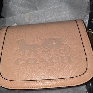 Coach Pink Leather Crossbody Bag